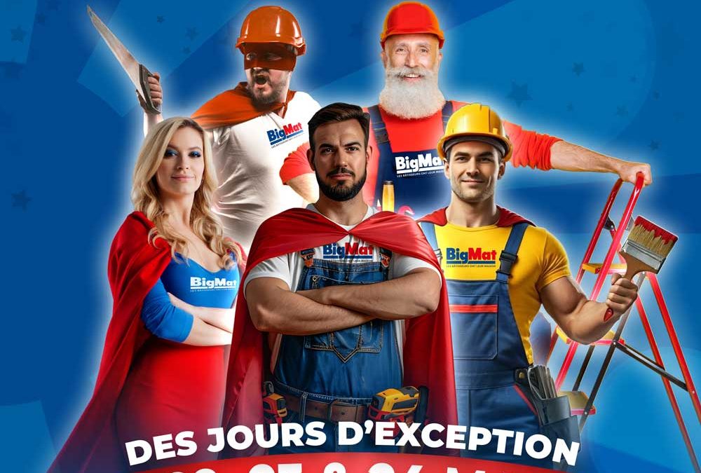Promotions exceptionnelles pendant les journées portes ouvertes BigMat