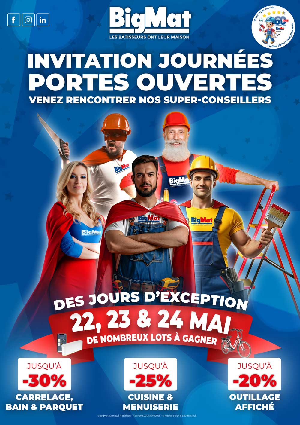 Promotions exceptionnelles pendant les journées portes ouvertes BigMat