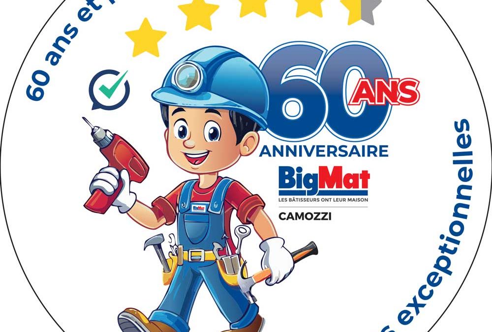 BigMat Camozzi 60 ans d’histoire, 60 ans de passion au service du bâtiment !