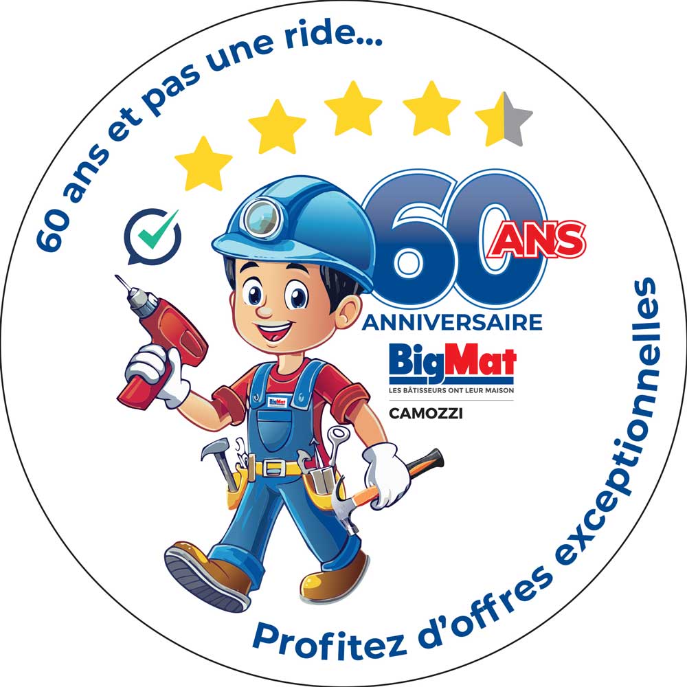 BigMat Camozzi 60 ans d’histoire, 60 ans de passion au service du bâtiment !