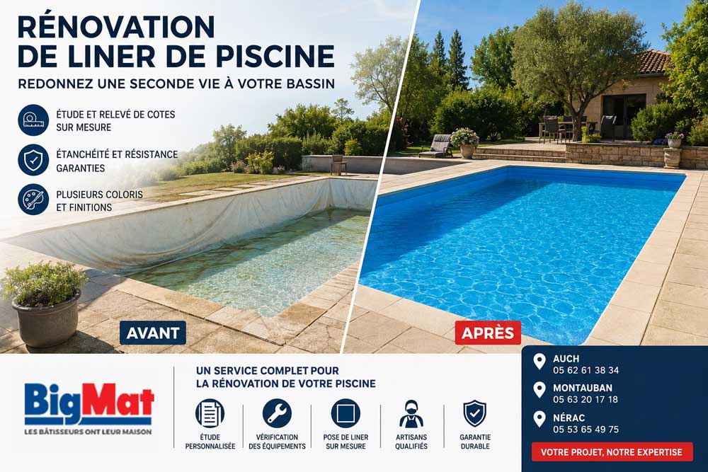 Rénovation de liner de piscine : redonnez une seconde vie à votre bassin