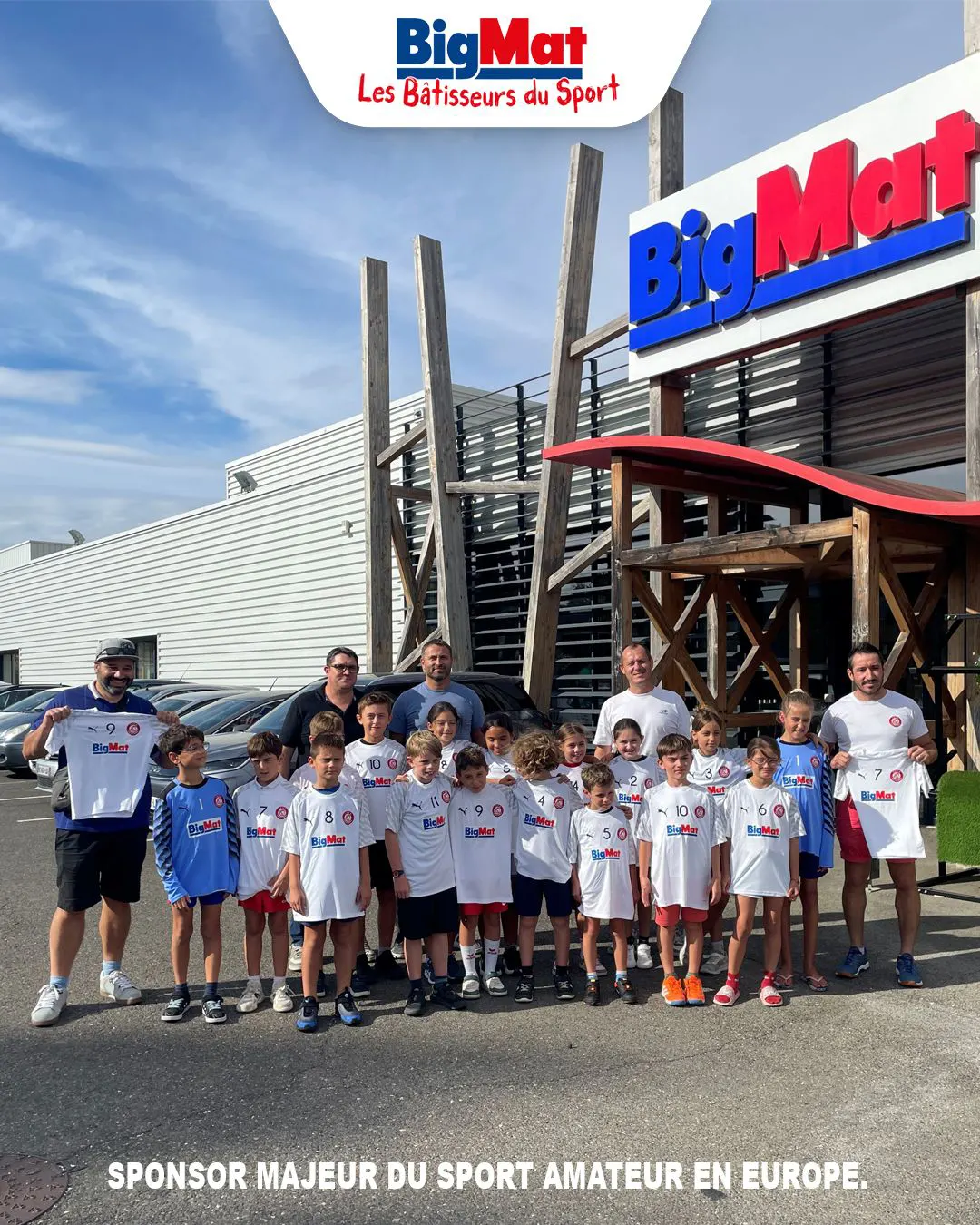 BigMat Camozzi aux côtés des jeunes du Lions Auch Handball Club